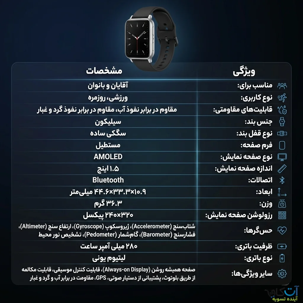 مشخصات galaxy fix 3