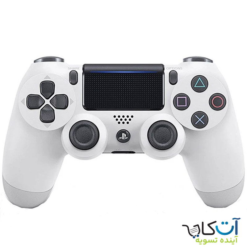 دسته بازی سونی سفید اصلی PS4 Dualshock 4