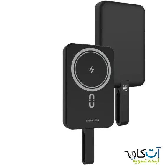 پاوربانک بی‌سیم گرین لاین MagSafe Lite PD 20W 10000 میلی آمپر