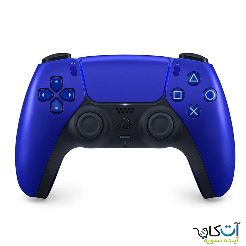 دسته بازی پلی استیشن PS5 آبی متالیک DualSense Cobalt Blue